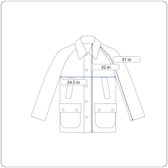 Vintage WearGuard Jacket Adult MEDIUM Blue Waterproof Quilted Workwear 90s - Picture 7 of 8